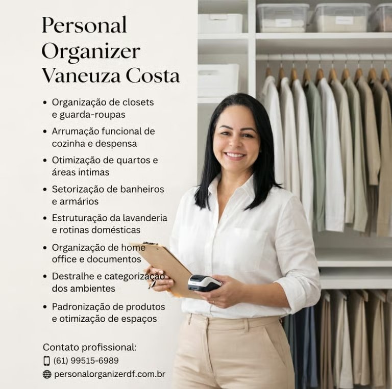 Vaneuza Costa, personal organizer em Brasília